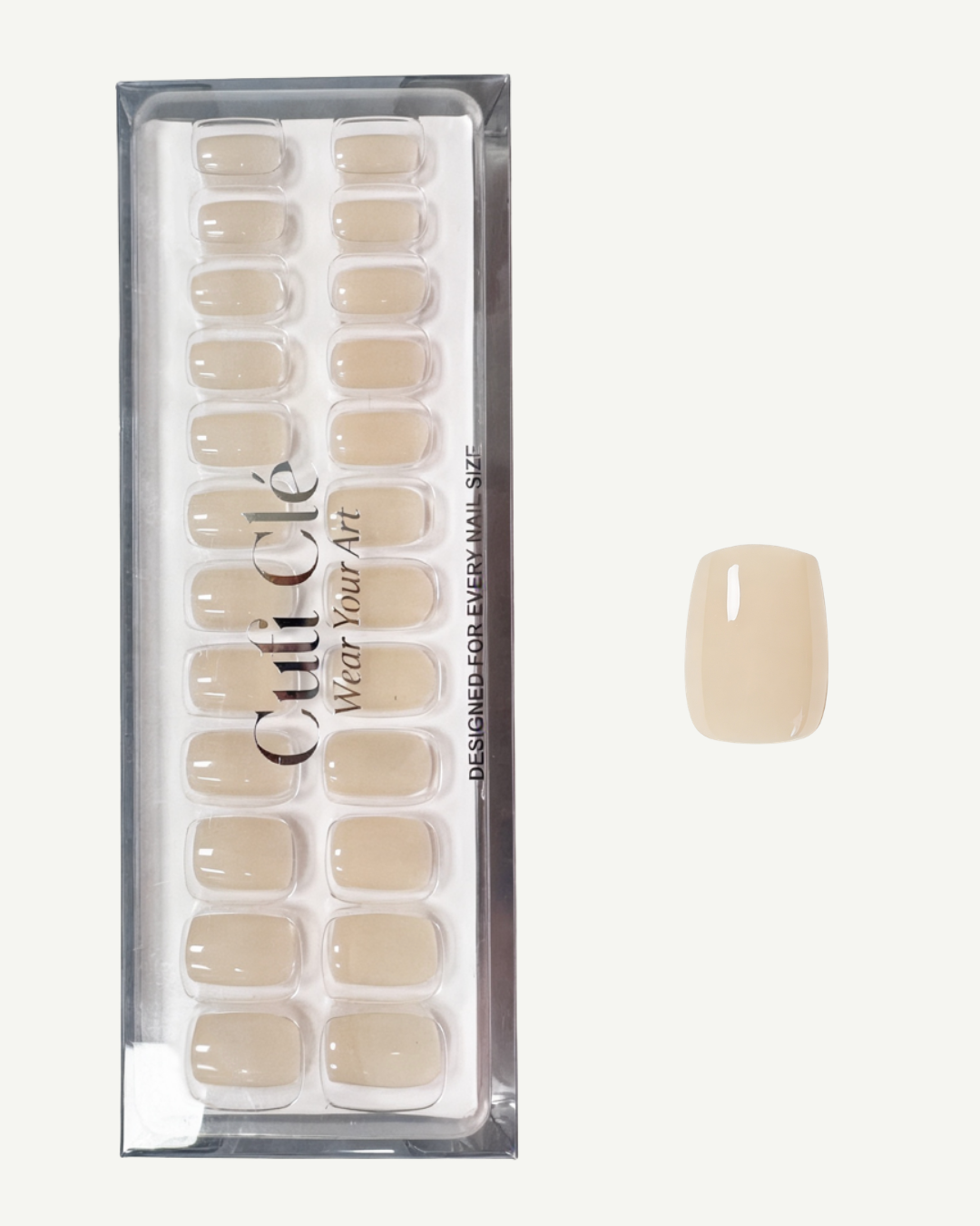 NUDE VEIL | SHORT SQUARE