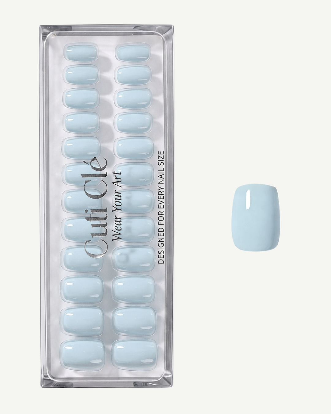 BABY BLUE | SHORT SQUARE