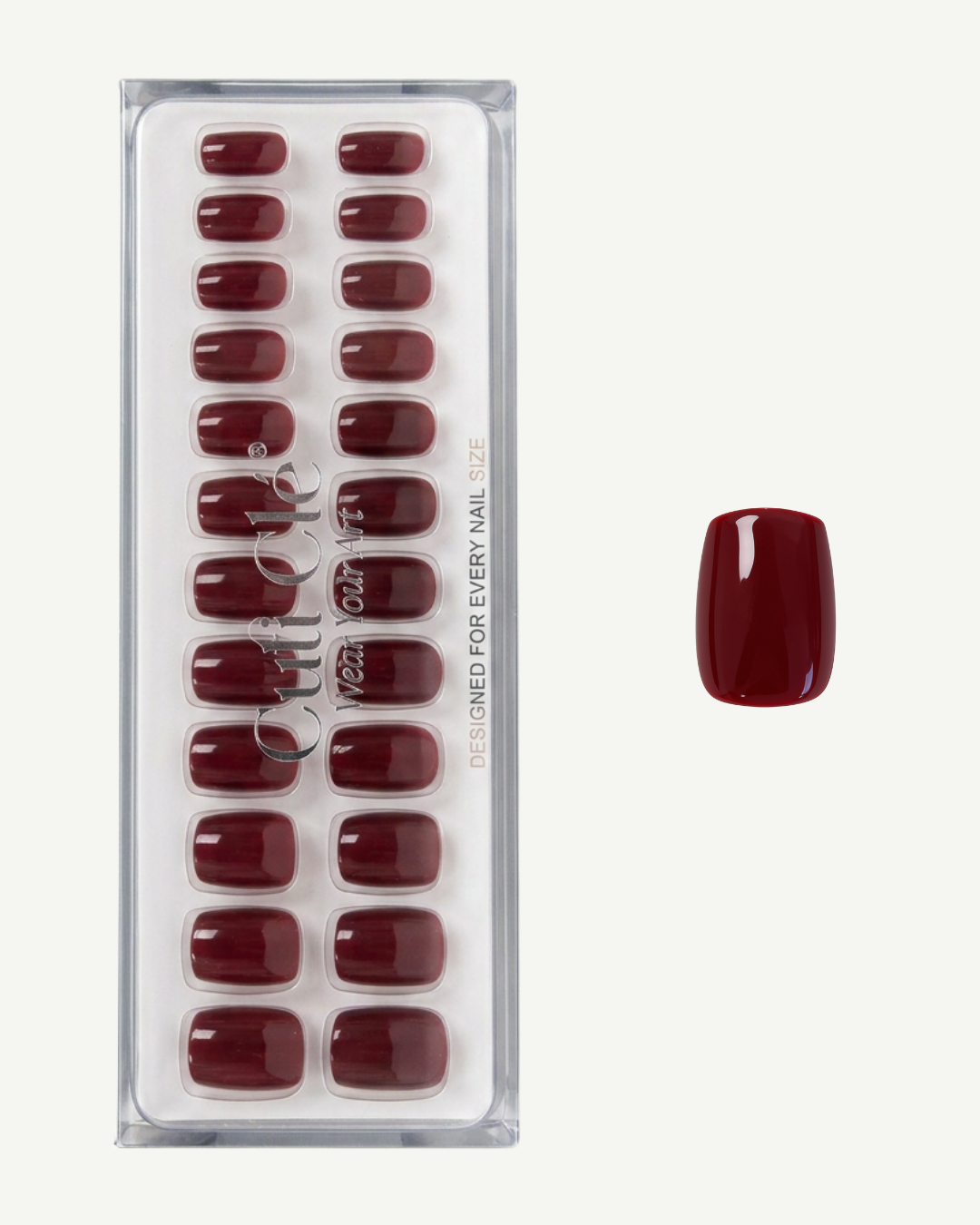 CHERRY NOIR | SHORT SQUARE