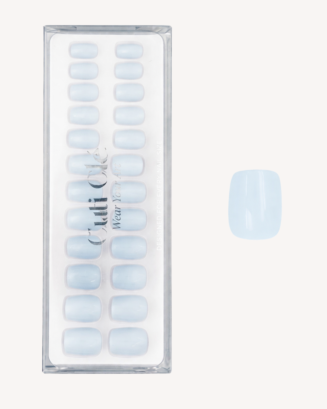 BABY BLUE SOFT GEL PRESS ONS