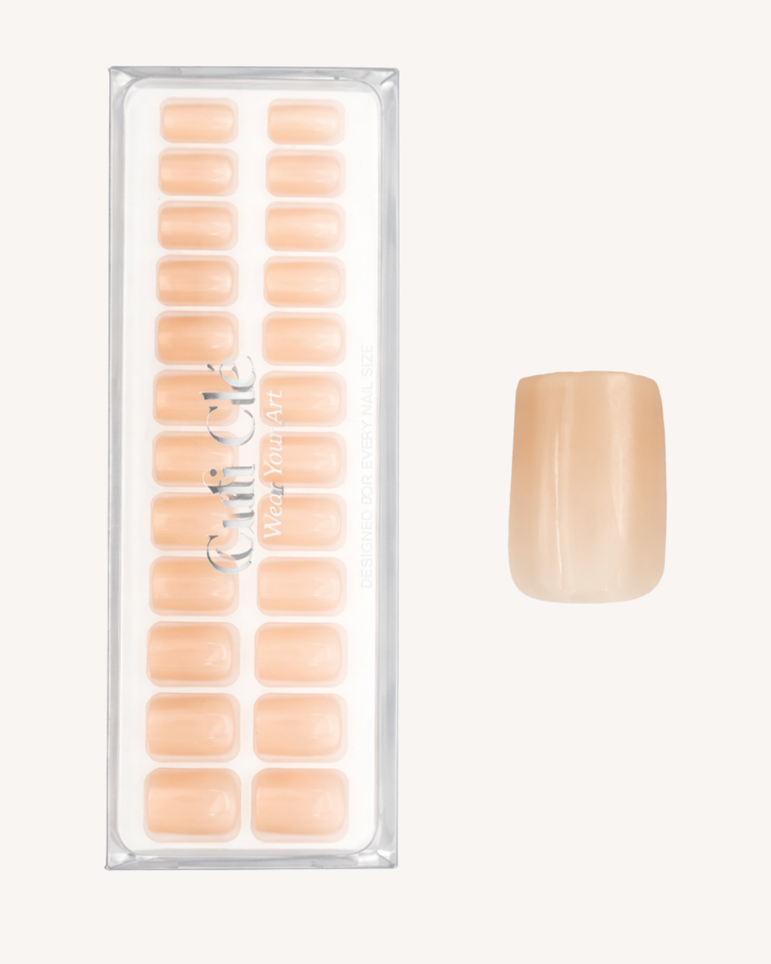 CHAMPAGNE CATEYE SOFT GEL PRESS ONS