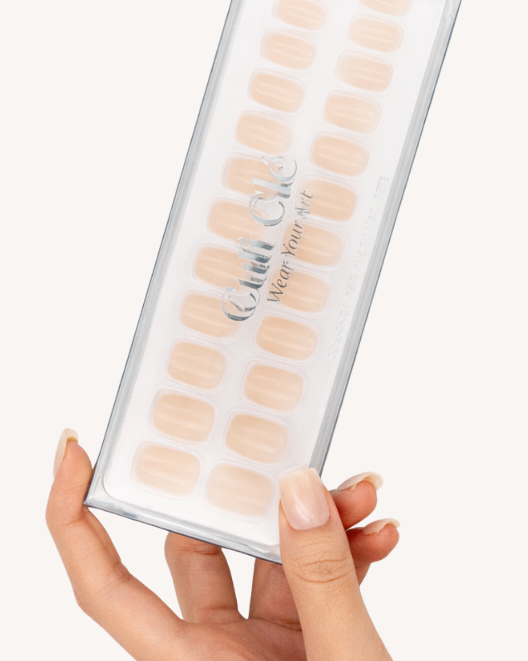 CHAMPAGNE CATEYE SOFT GEL PRESS ONS