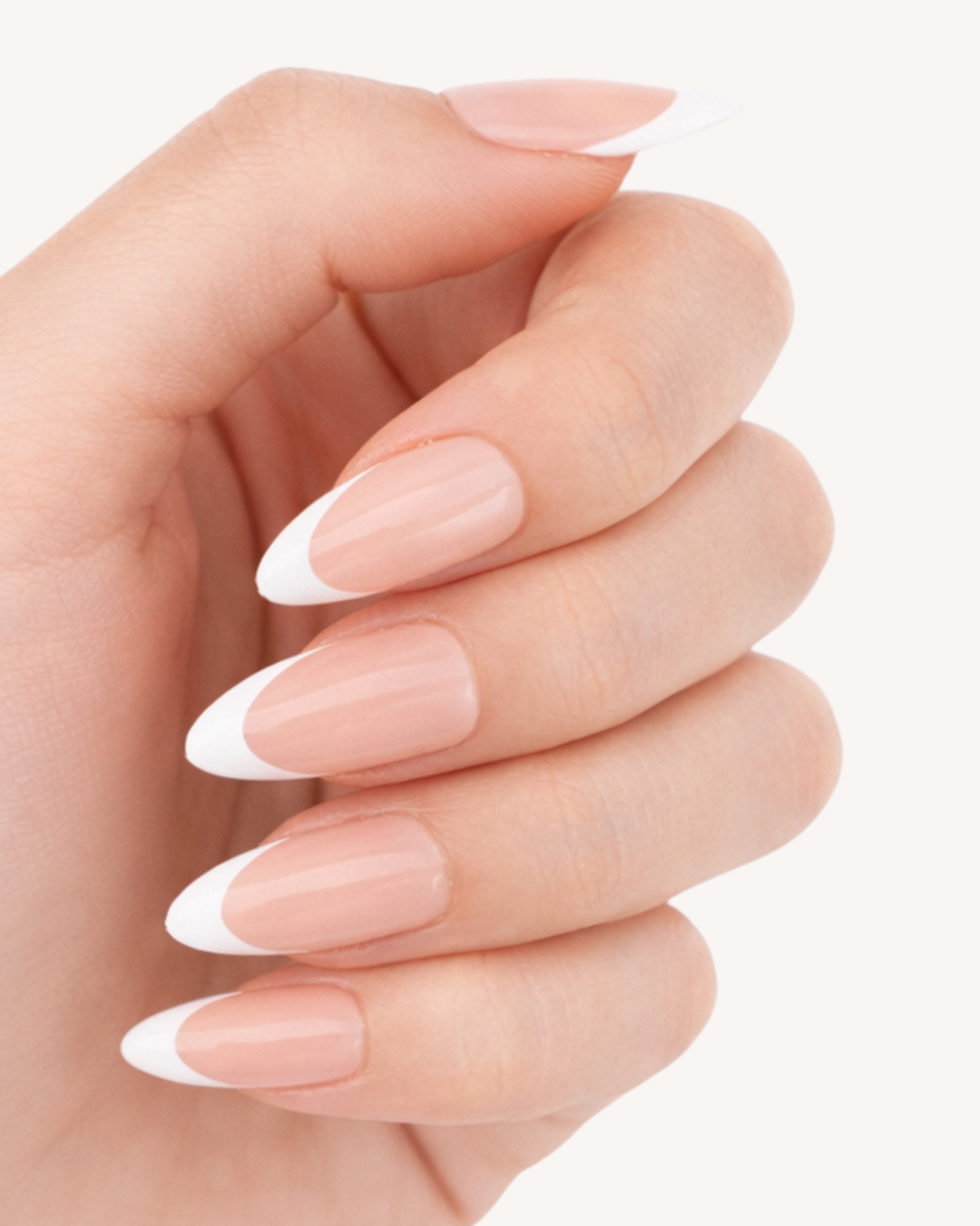 CLASSIC FRENCH ALMOND SOFT GEL PRESS ONS
