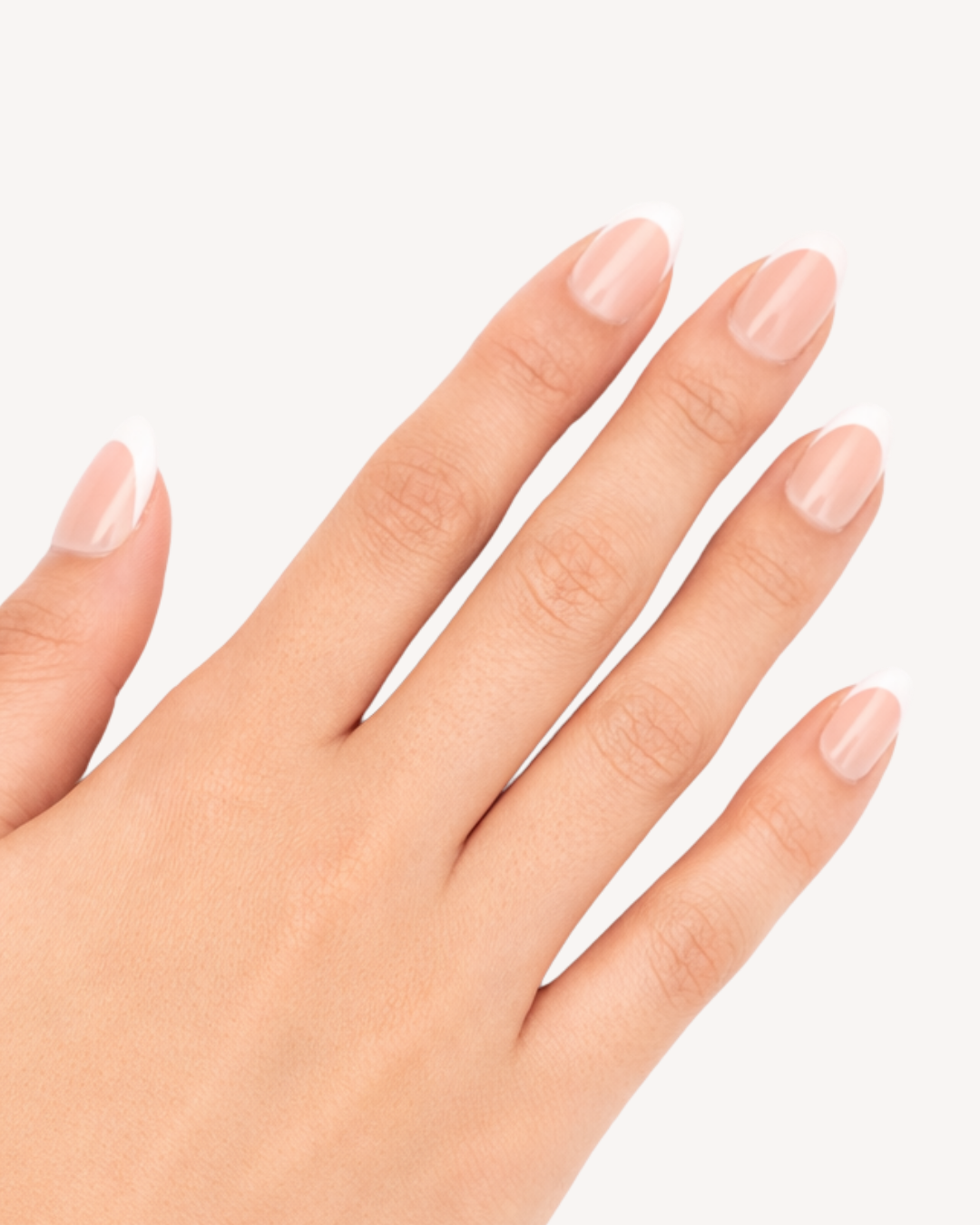 CLASSIC OVAL FRENCH SOFT GEL PRESS ONS
