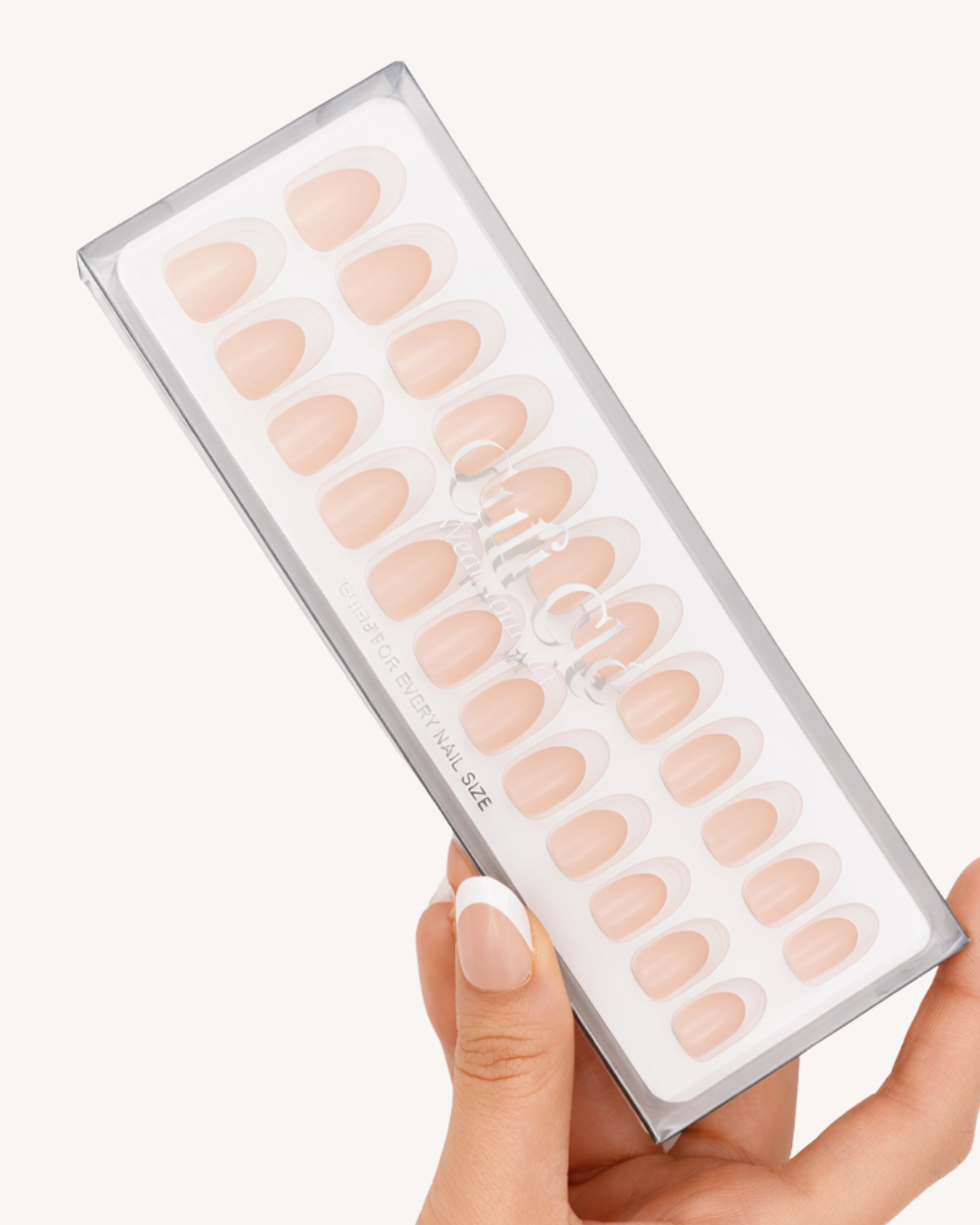 CLASSIC OVAL FRENCH SOFT GEL PRESS ONS