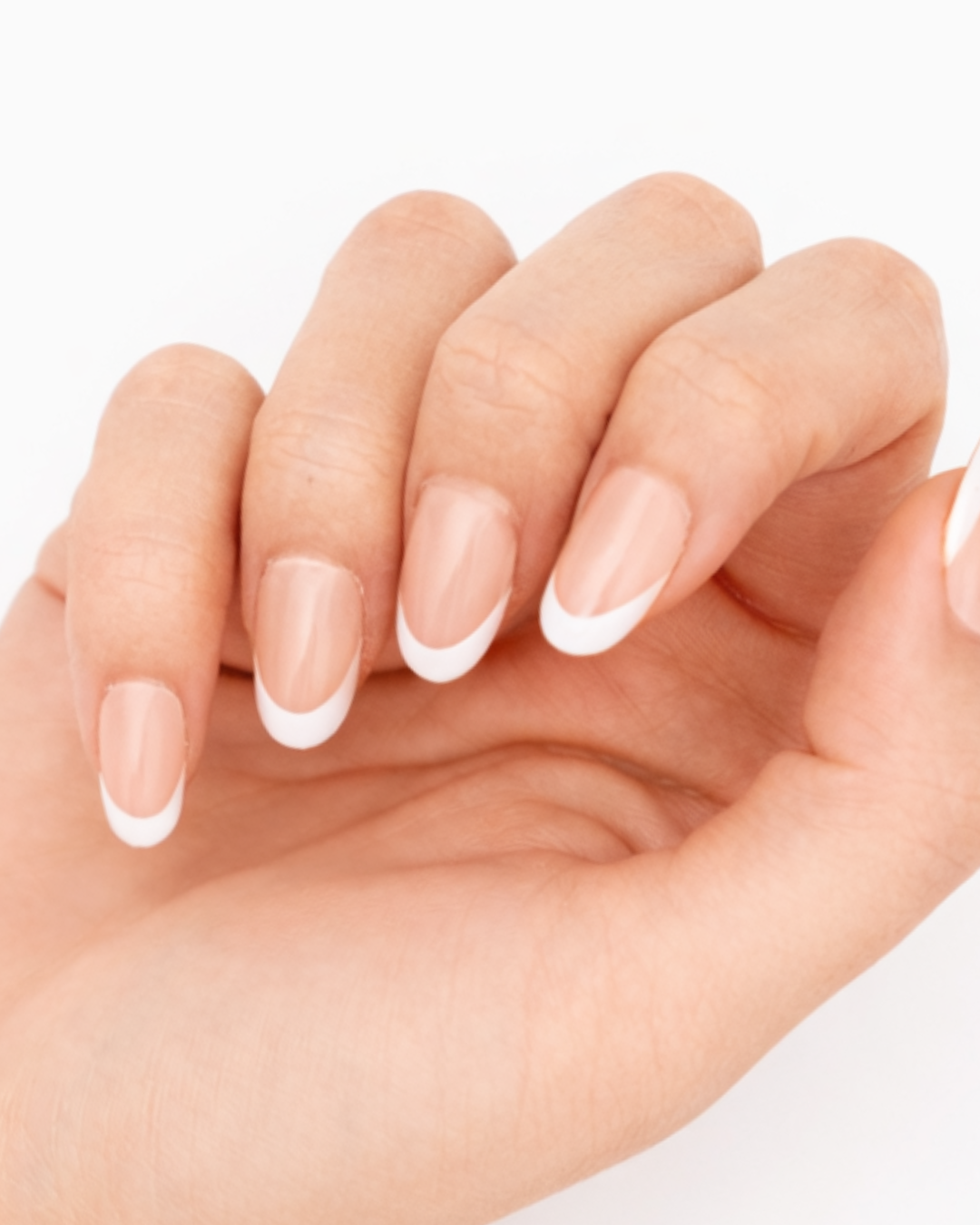 CLASSIC OVAL FRENCH SOFT GEL PRESS ONS