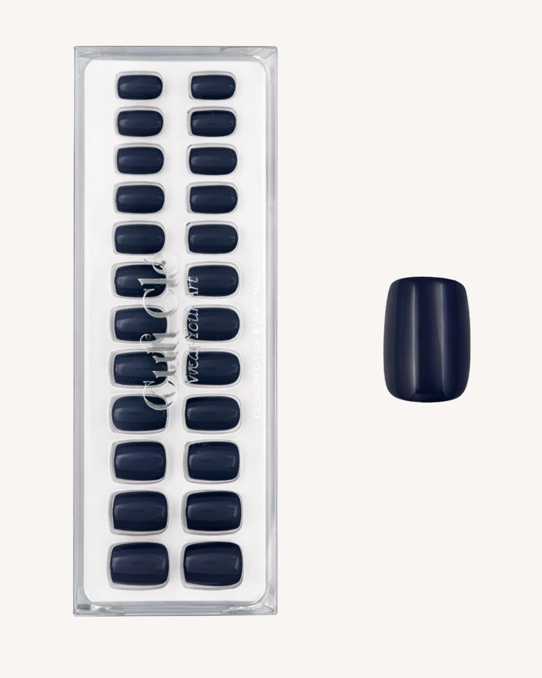 NEON NAVY SOFT GEL PRESS ONS