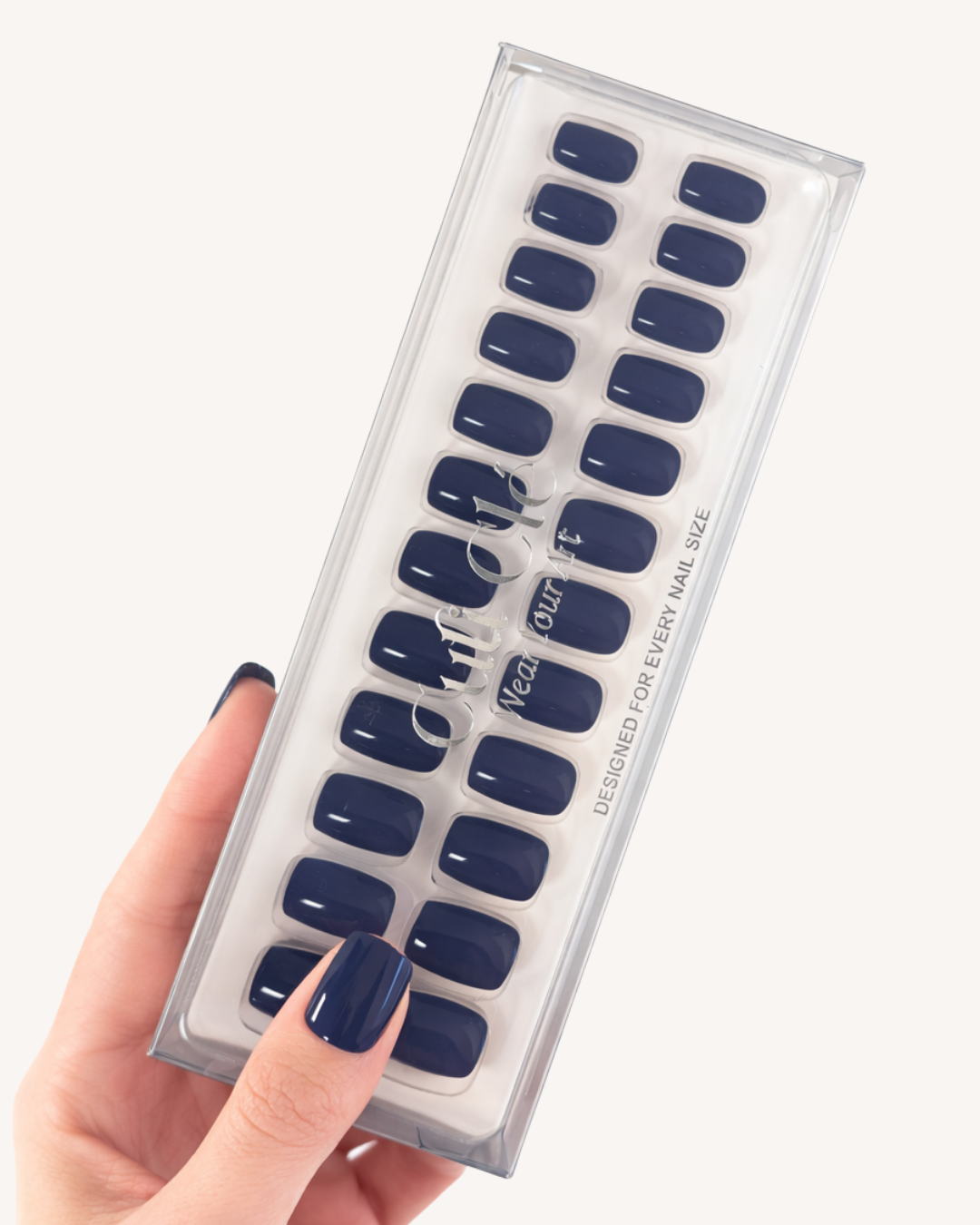 NEON NAVY SOFT GEL PRESS ONS