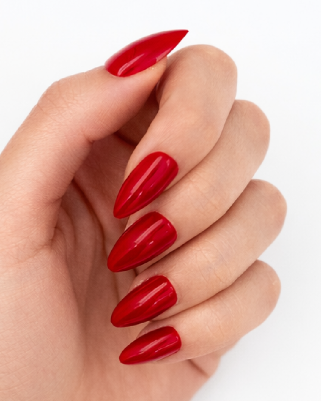 SCARLET MOOD ALMOND SOFT GEL PRESS ONS